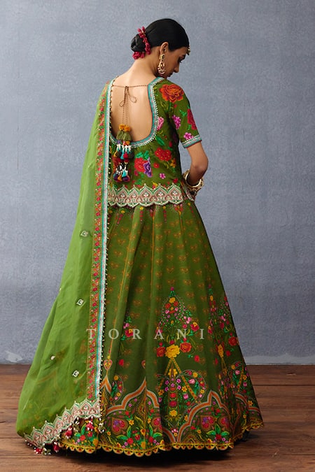 Torani Dil Saaz Lara Print Bridal Lehenga Set 