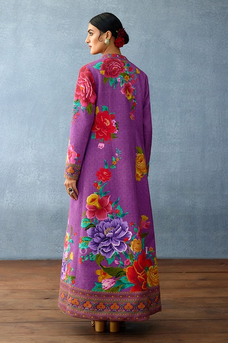 Torani Dil Kusha Keya Printed Jacket & Dress Set 