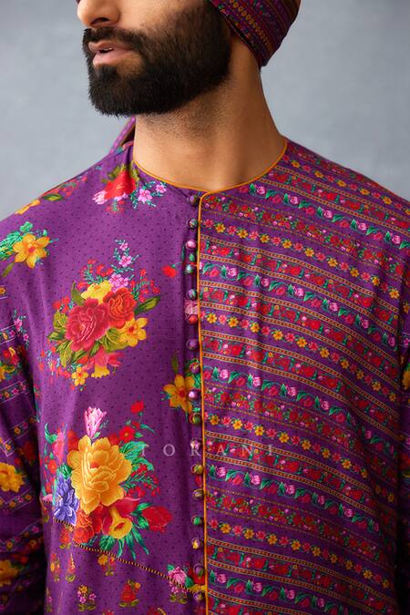 Buy Torani Purple Jersey, Silk Embroidery Dil Kusha Fayaz Print Kurta Set Online at Aza Fashions Buy_Torani_Purple Jersey, Silk Embroidery Dil Kusha Fayaz Print Kurta Set _Online_at_Aza_Fashions