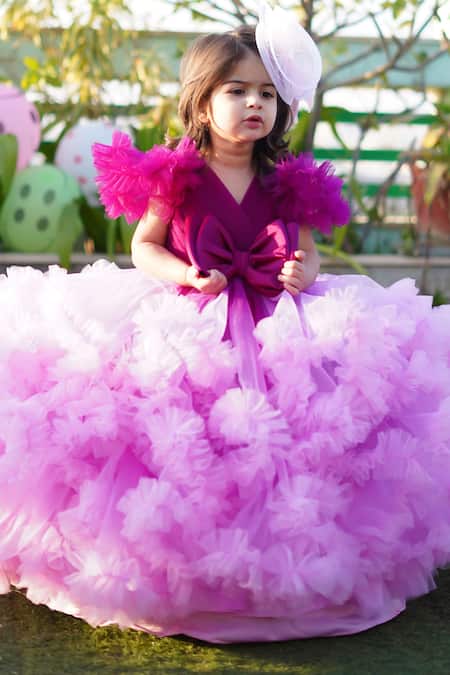 Janyas Closet Enchanted Ombre Frilled Gown 