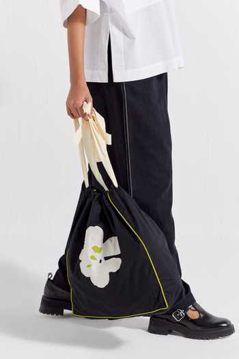 Buy_Three_Black , Handloom Embroidery Shirt With Floral Applique Cargo Pant 