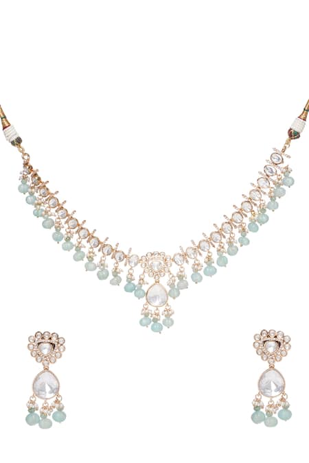 Preeti Mohan Menka Embellished Choker Necklace Set 