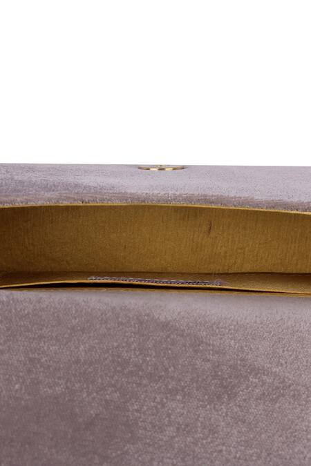 Buy The Purple Sack Grey Beads, Sequins And Work Clutch Bag Online at Aza Fashions Buy_The Purple Sack_Grey Beads, Sequins And Work Clutch Bag _Online_at_Aza_Fashions