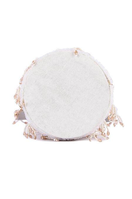 Shop_The Purple Sack_White Sequin Scallop Embroidered Potli 