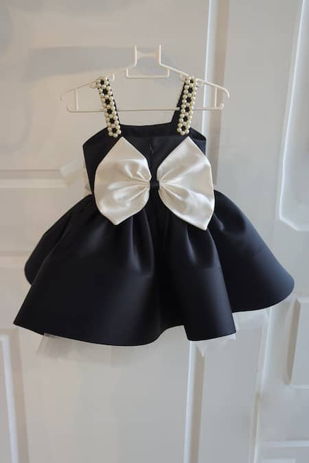 Ruchika Lath Label 3D Organza Rosette Satin Dress 