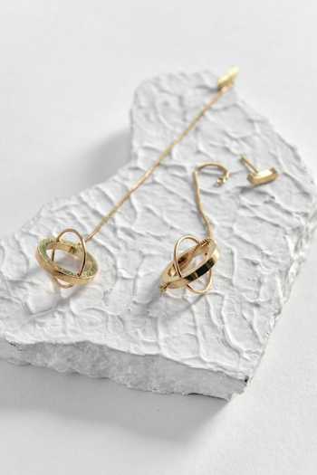 DE'Anma_Gold Plated Ori Dangler Earrings _Online_at_Aza_Fashions