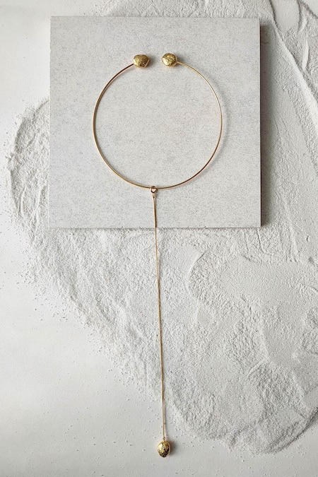 DE'Anma Lia Abstract Charm Necklace 