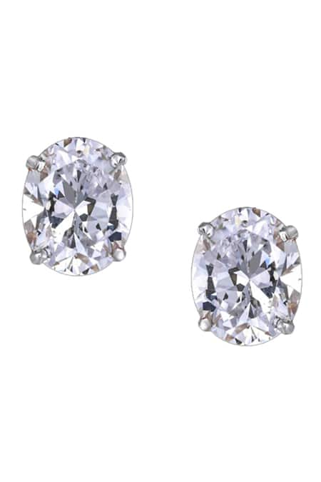 DIOSA PARIS JEWELLERY Swarovski Zirconia & Enamel Embellished Earrings 