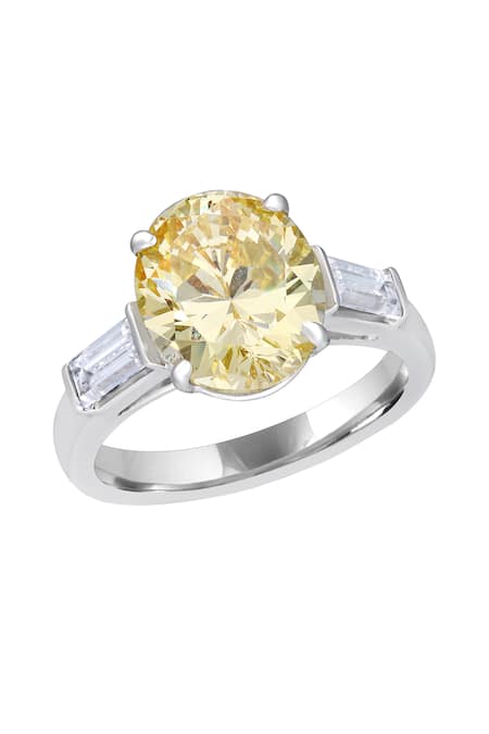 Diosa Paris Jewellery Swarovski Zirconia Embellished Ring 