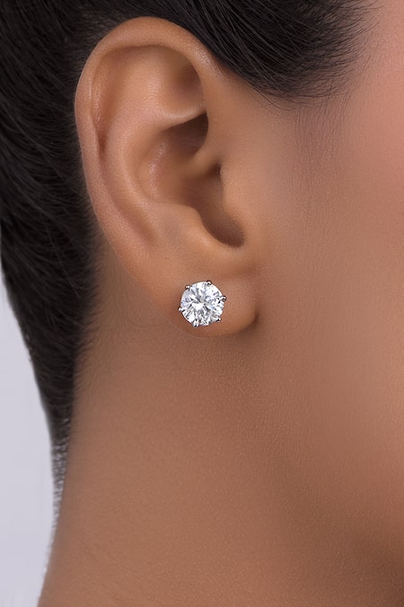 DIOSA PARIS JEWELLERY Solitaire Ear Studs 