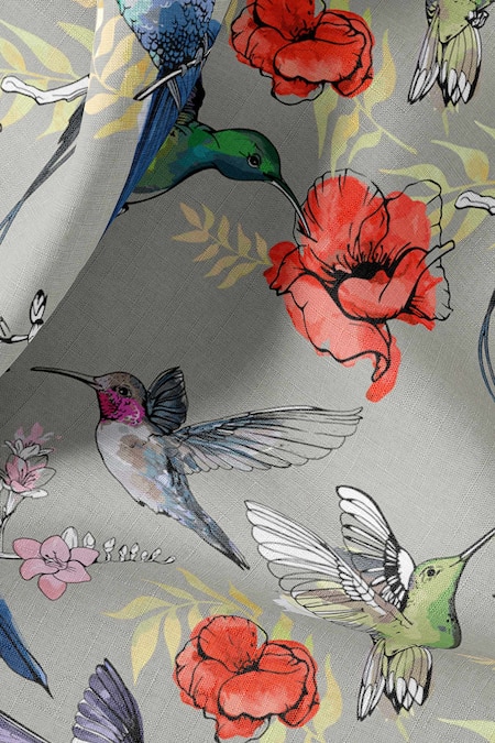 Thee Modern Roots Avian Conversations Cotton Scarf 