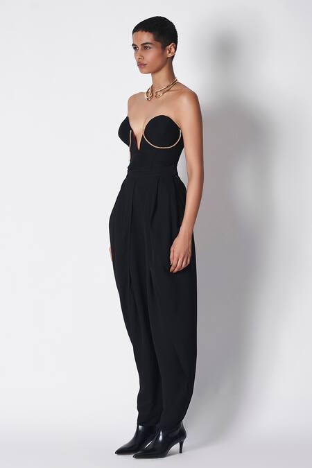 Buy 431-88 By Shweta Kapur Black Microfiber Draped Rumi Dhoti Pant Online at Aza Fashions Buy_431-88 By Shweta Kapur_Black Microfiber Draped Rumi Dhoti Pant _Online_at_Aza_Fashions