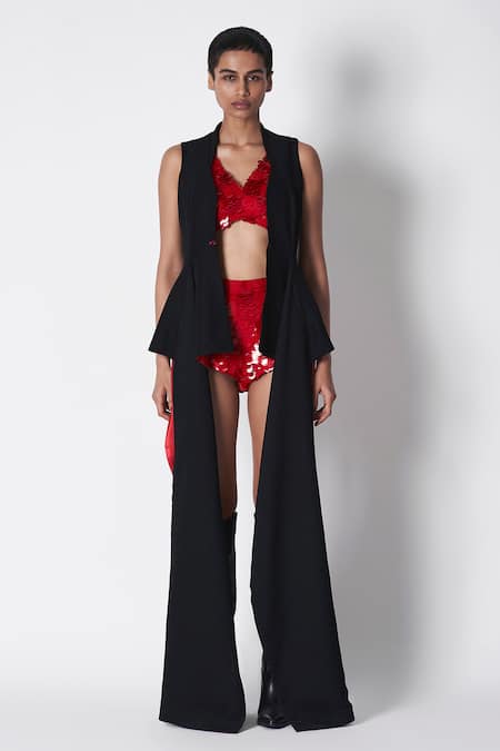 431-88 By Shweta Kapur Side Panel Tanya Blazer 