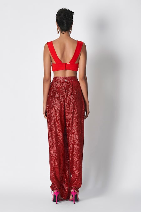 431-88 By Shweta Kapur Shimmer Draped VG Dhoti 