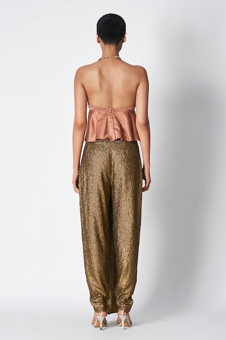 431-88 By Shweta Kapur Shimmer Embellished Draped VG Dhoti 