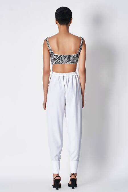 Shop 431-88 By Shweta Kapur Black Silk Beads Square Neck Embroidered Zeeba Top at Aza Fashions Shop_431-88 By Shweta Kapur_Black Silk Beads Square Neck Embroidered Zeeba Top _at_Aza_Fashions