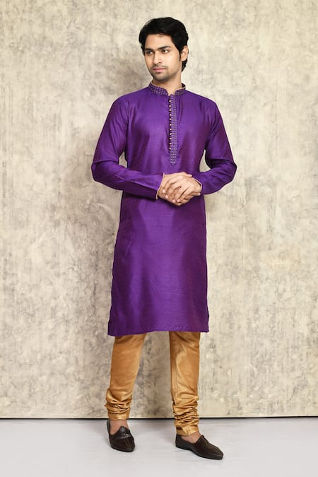 Arihant Rai Sinha Woven Kurta & Churidar Set 