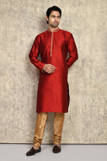 Arihant Rai Sinha Woven Kurta With Churidar 