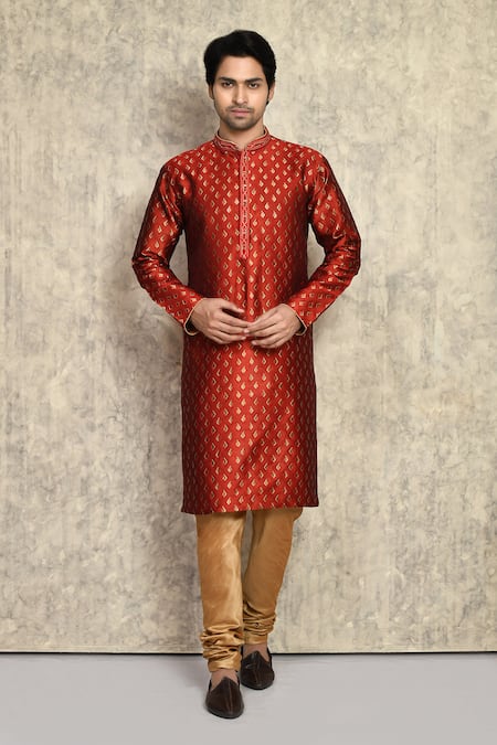 Arihant Rai Sinha Straight Kurta & Churidar Set 