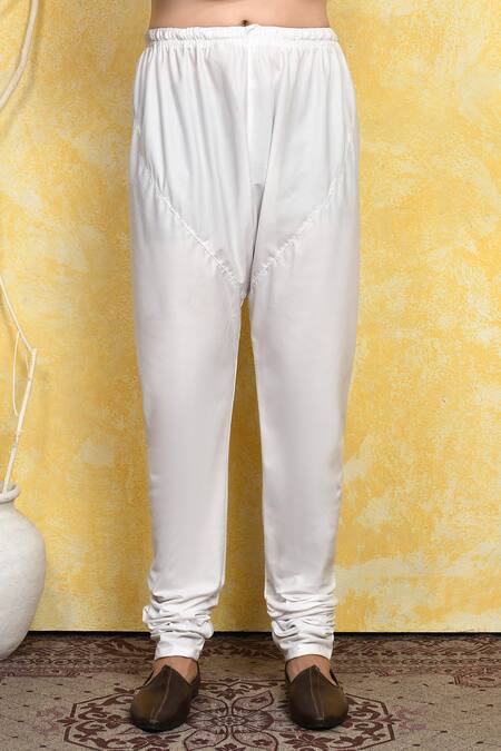 Arihant Rai Sinha_Brown , Satin Checkered Print Kurta Set _Online_at_Aza_Fashions