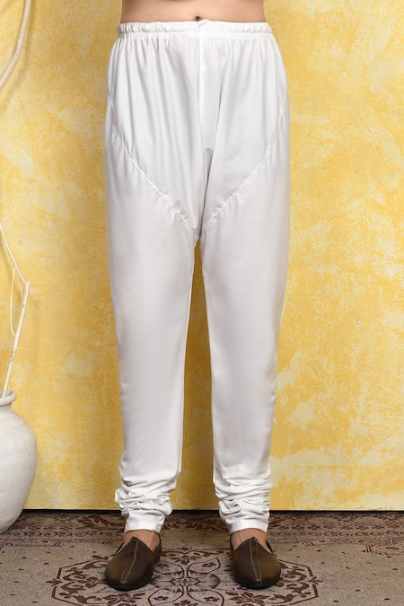 Arihant Rai Sinha_Yellow Cotton Geometric Print Kurta Set _Online_at_Aza_Fashions