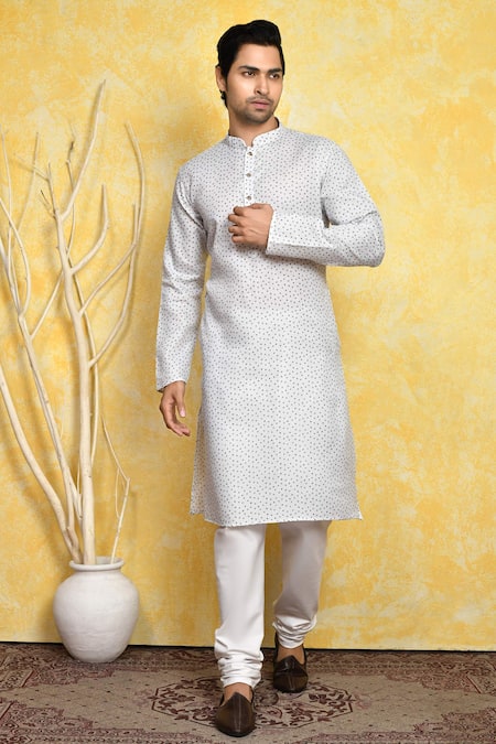 Arihant Rai Sinha Diamond Print Kurta Set 