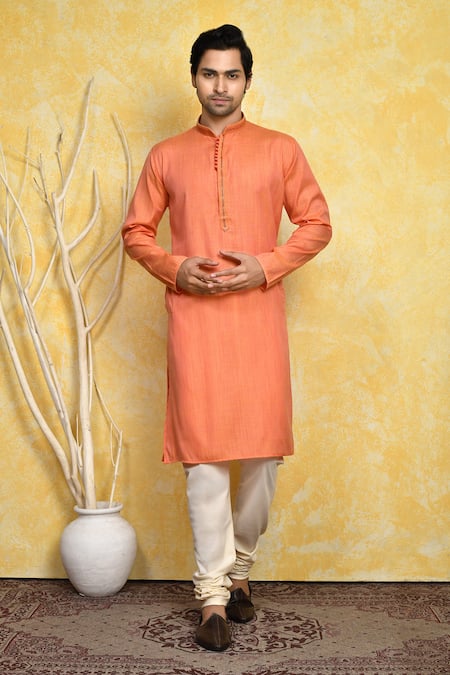 Arihant Rai Sinha Collar Embroidered Kurta Set 