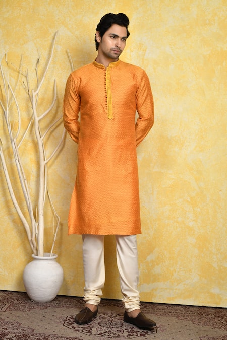 Arihant Rai Sinha Resham Woven Kurta Set 