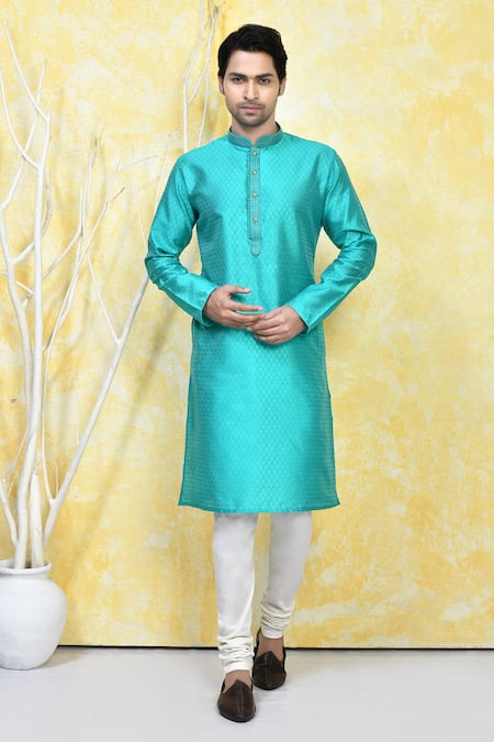 Arihant Rai Sinha Prism Motif Resham Woven Kurta Set 