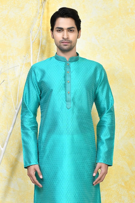 Buy Arihant Rai Sinha Green , Satin Embroidery Prism Motif Resham Woven Kurta Set Online at Aza Fashions Buy_Arihant Rai Sinha_Green , Satin Embroidery Prism Motif Resham Woven Kurta Set _Online_at_Aza_Fashions