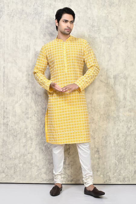 Arihant Rai Sinha Florence Circlet Resham Embroidered Kurta Set 