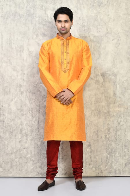 Arihant Rai Sinha Quad Vine Resham Woven Kurta Set 