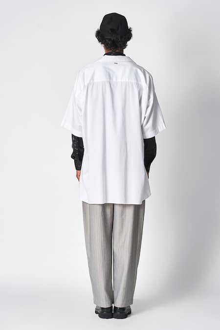 431-88 By Shweta Kapur Front Panel Mizza Shirt 