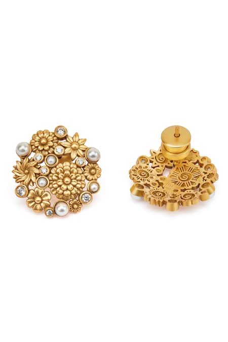 Aulerth X JJ Valaya Floral Bloom Studs 