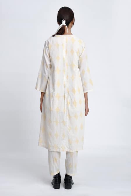 JAYATI GOENKA Cotton Geometric Print Robe Pant Set 