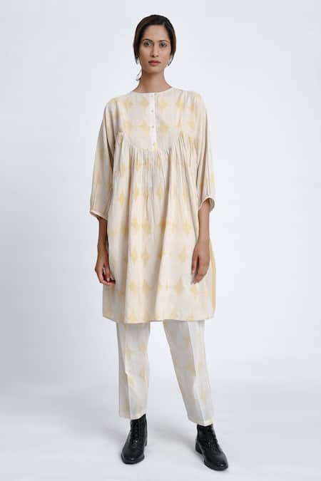 Jayati Goenka Cotton Geometric Print Tunic & Trouser Set 