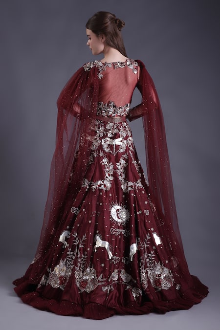 House Of Tushaom Heavy Embroidered Lehenga With Blouse 