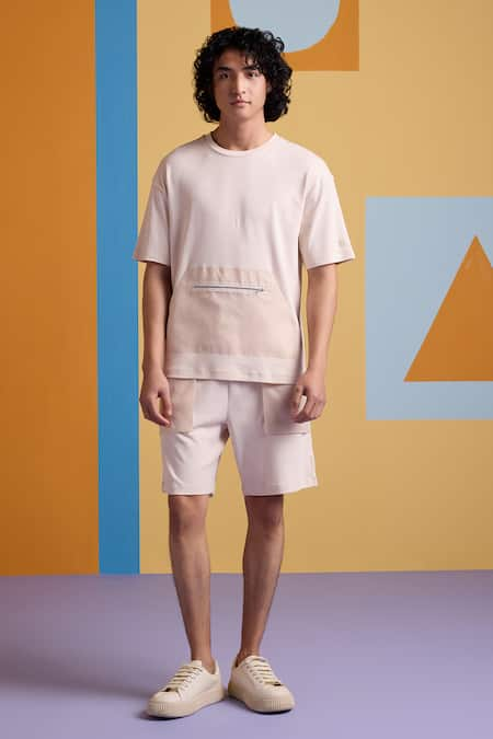 MUVAZO Cove Pocket T Shirt & Shorts Set 