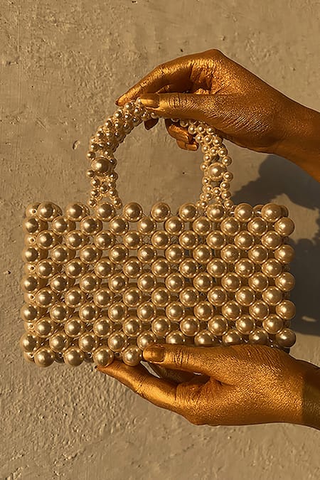 RUBILON Venus Rectangle Shaped Woven Bag 