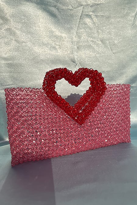 RUBILON Heartlet Crystal Woven Bag 