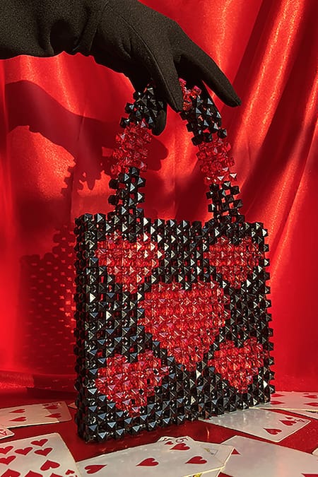 RUBILON Multi Color Cupid Heart Pattern Bag 