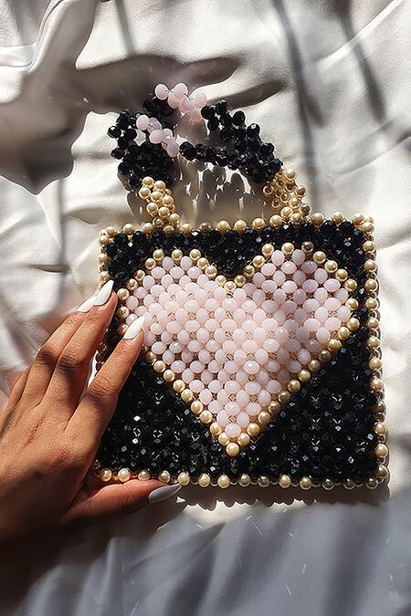 Rubilon_Multi Color Coco Heart Embellished Bag _Online_at_Aza_Fashions