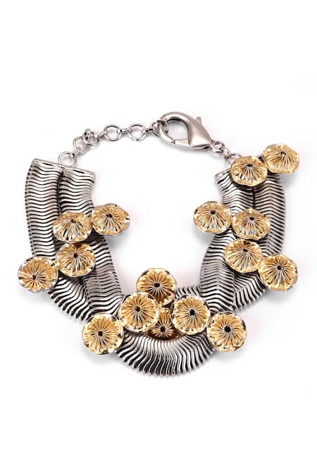 Trupti Mohta Coral Ornate Bracelet 