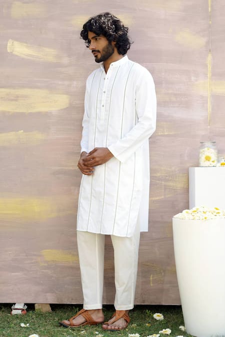 Nero India Lace Embellished Kurta 