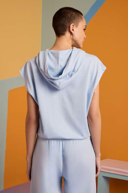 Muvazo Ocean Mist Travel Hoodie Top & Joggers Set 