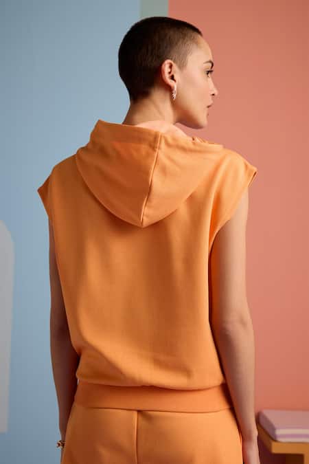 Muvazo Zest Solid Hoodie Top & Joggers Set 