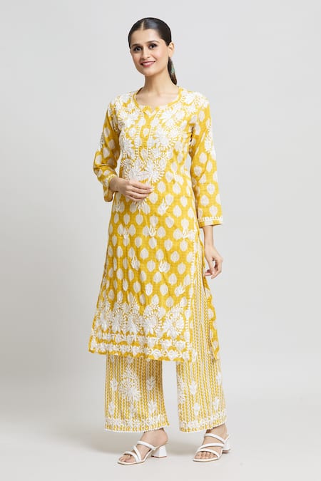 Samyukta Singhania Printed Kurta & Pant Set 