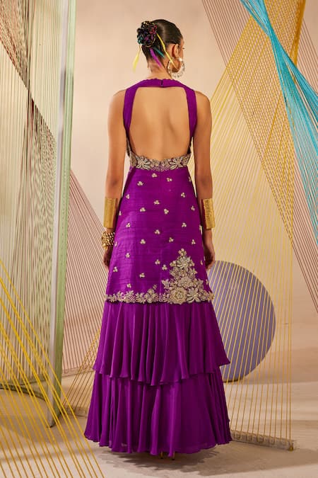 Anu Pellakuru Hand Embroidered Gown 