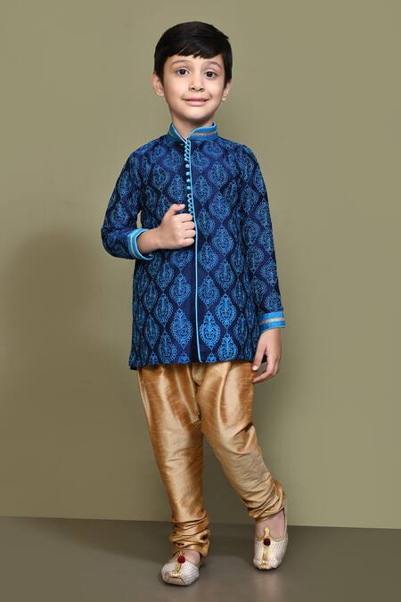 Petite Pomme Embroidered Straight Kurta 