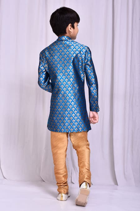Petite Pomme Mandala Butti Pattern Sherwani 